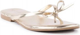 Seychelles Womens Wish List Sandal In Gold Metallic