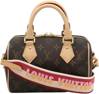 Louis Vuitton Pre-owned Speedy Bandouli&egrave;re 20 - Dames - Vintage Mini Tas - Bruin - ONE Size - Vintage