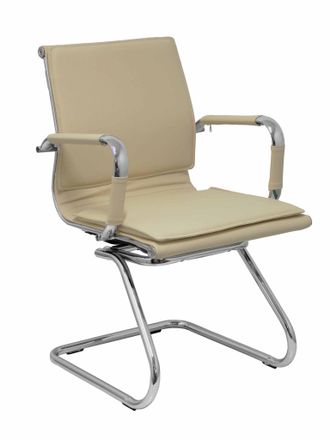 Piqueras y Crespo Sill&oacute;n Yeste Confidente Pat&iacute;n Similpiel Crema