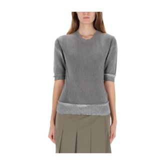 Our Legacy Trui met ronde hals - Dames - Truien - Grijs - Maat: XS Wol