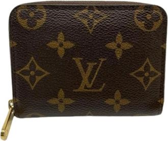 Louis Vuitton Pre-owned M60067 Coin Case - Dames - Vintage Accessoires - Bruin - ONE Size - Leer - Vintage
