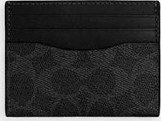 Coach Card Case In Signature Canvas