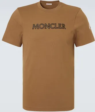 Moncler T-shirt in jersey di cotone con logo