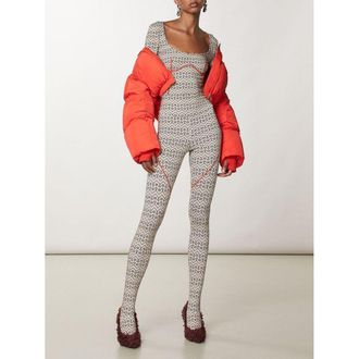 Patrizia Pepe Bicolor Polyamide Athletic Womens Pants