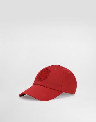 Dolce & Gabbana Trucker 5 Spicchi Tx - Man Hats And Gloves Red 57