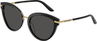 Dolce & Gabbana DG4492 32998G Womens Sunglasses Black Size 55