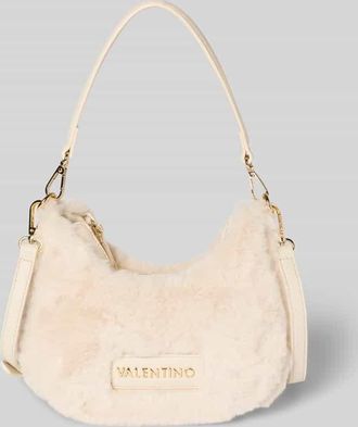 Valentino Handbags Handtasche aus Kunstfell in Ecru, Größe 1