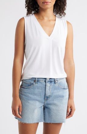 Tommy Bahama Kauai V-Neck Tank in White at Nordstrom, Size X-Large