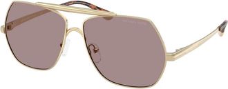 Michael Kors Stijlvolle zonnebril Mk 1173 Denver 1014La - Dames - Zonnebrillen - Geel - 58 MM - Accessoires