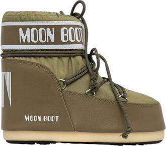 Moon Boot Icon Low Nylon Boot - - Shoes - Donna - Verde - 33 EU