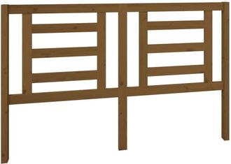 vidaXL Cabecero De Cama Madera Maciza De Pino Marr&oacute;n Miel 156x4x100 Cm Vidaxl