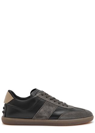 Tod's Panelled Leather Sneakers - Black - 44 (IT44 / UK10)