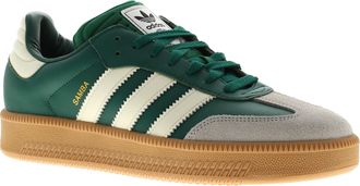 adidas Originals ADIDAS Originals Mens Trainers Samba Xlg Leather Lace Up emerald green white - Size UK 5.5
