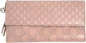 Gucci Pre-owned Wallets, female, Pink, Size: ONE SIZE Pre-owned Vintage Wallet