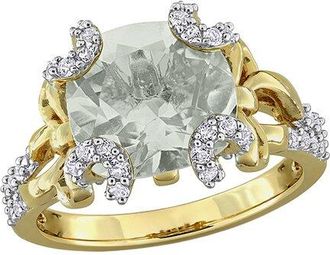 Rina Limor Gold-Plated Silver 4.12 Ct. Tw. Gemstone Ring