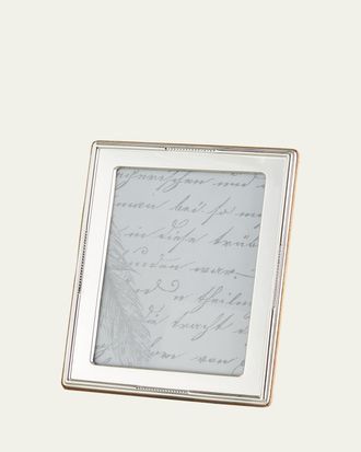 Monica Rich Kosann Sterling Silver Beaded Edge Frame, 5 x 7