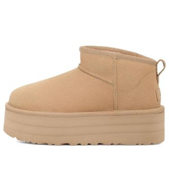 UGG (WMNS)UGG Classic Ultra Mini Platform Driftwood 1135092-DRI