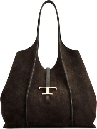 Tod's Brown T Timeless Tote
