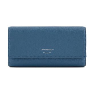 Emporio Armani Wallets & Cardholders, female, Blue, Size: ONE SIZE Continental Wallet