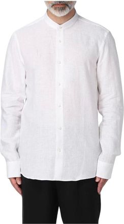 HUGO BOSS Heren, Overhemden, Wit, Maat: S Linnen