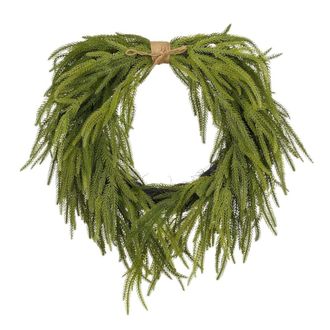 MiCa Decorations Corona decorativa verde h9xb47xl58cm