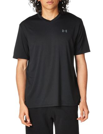 Under Armour Mens Sportstyle Logo Short-Sleeve T-Shirt, (001) Black / / Pitch Gray, Medium