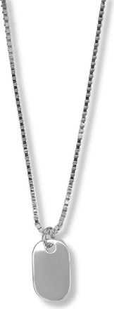 Argento Vivo Mens Tag Pendant Necklace at Nordstrom