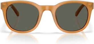 Costa Middles 51mm Gradient Polarized Round Sunglasses in Sun Ray /Gray at Nordstrom