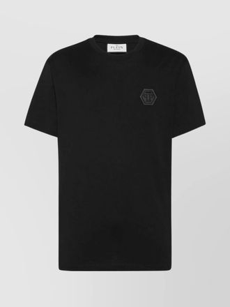 Philipp Plein cotton logo print short sleeve t-shirt