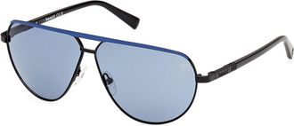 Timberland TB00028 Polarized 02D Mens Sunglasses Black Size 61