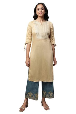 Aurelia Aurelia Women Kurta, Gold, 14