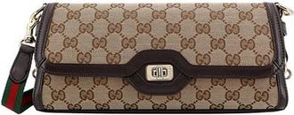 Gucci Original Gg Fabric Medium Luce Shoulder Bag