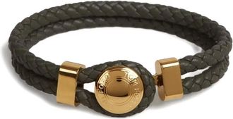 Tom Ford Bracciale con logo inciso - Verde