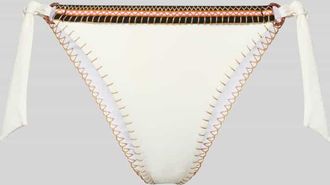 Banana Moon Banana Moon Bikini-Slip mit Schn&uuml;rung Modell SIMA SANTANY in Offwhite, Gr&ouml;&szlig;e XXL