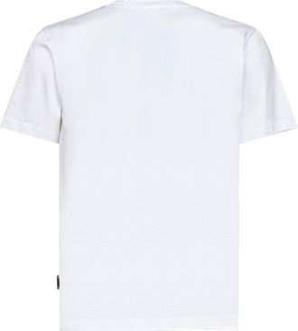 Hev&ograve; Mens T-Shirt Mulino Cotton White T-Shirts And Polos