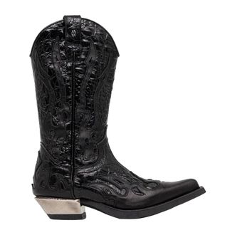 New Rock Schoenen, Dames, Zwart, 36 EU, Enkellaarsjes
