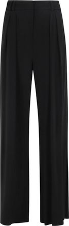 Max Mara Pantalone In Jersey Di Viscosa Fluido-Donna