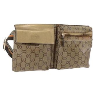 Gucci Pre-owned Waist Bag - Dames - Pre-owned - Beige - Maat: ONE Size