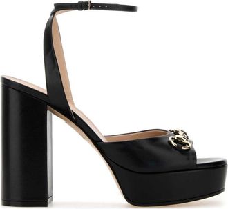 Gucci Black Leather Heels