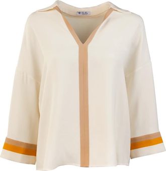 Loro Piana Mujer, Blusas y Camisas, Beige, Talla: S