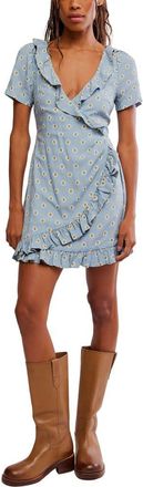 Free People Wildest Dreams Minidress in Autumn Sky Combo at Nordstrom, Size X-Large