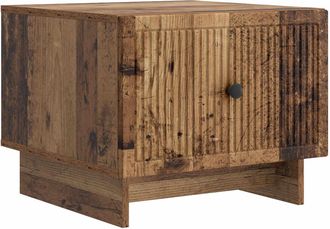 vidaXL Vidaxl Mesa De Caf&eacute; Madera Envejecida 49 X 50 X 40 Cm
