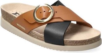 Mephisto Hirina Slide Sandal in Black at Nordstrom, Size 10