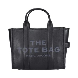 Marc Jacobs The Leather Medium Tote Bag - Dames - Shoppers - Zwart - ONE Size - Leer - Tassen