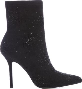 Moda in Pelle Zoeyy Alcantara Ankle Boots