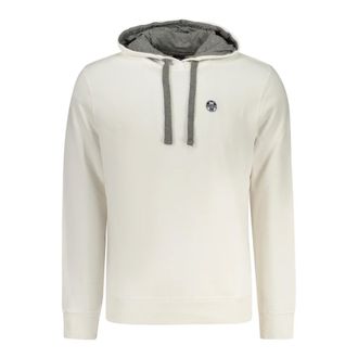 North Sails Sudadera con capucha y logo y aplique de manga larga - Sweatshirts & Hoodies - Hombre - Blanco - 2XL