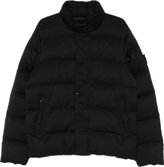 Stone Island padded jacket - men - Virgin Wool/Polyamide/Duck Down/Duck Feathers - S - Black