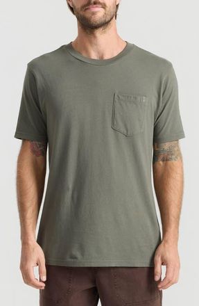 Roark Made to Fade Pocket T-Shirt in Washed Military at Nordstrom, Size Xx-Large