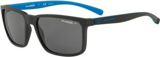 Arnette Stripe Zonnebril - Heren - Zonnebrillen - Zwart - 58 MM - Accessoires