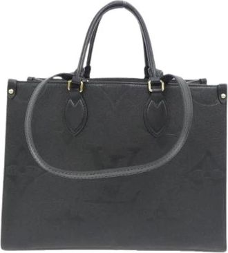 Louis Vuitton Pre-owned Monogram Empreinte On The Go Tote Bag - Dames - Vintage Shopper - Zwart - ONE Size - Vintage